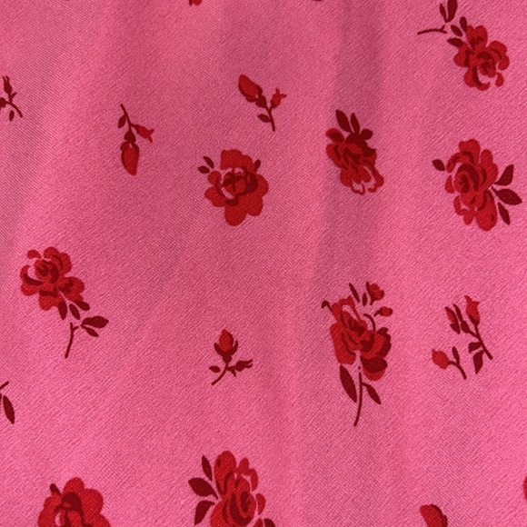 Princess Polly Pink and Red Floral Maxi Dress US4 - Picture 6 of 7